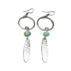 Amazonite Beaded Banjara Earrings