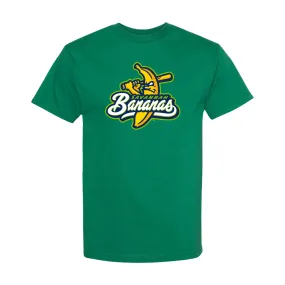 Bananas Short Sleeve Primary Logo Tee - Kelly Green