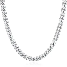 Better Jewelry 8.0 mm Miami Cuban Link Chain .925 Sterling Silver