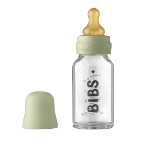 Bibs Glass Bottle Set 110ml - Sage