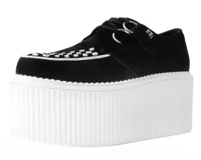 Black Suede White Interlace Stratocreeper