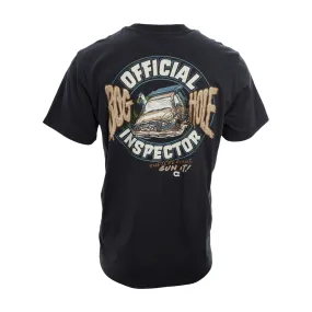 Bog Hole Inspector Tee Black - SM1406BK