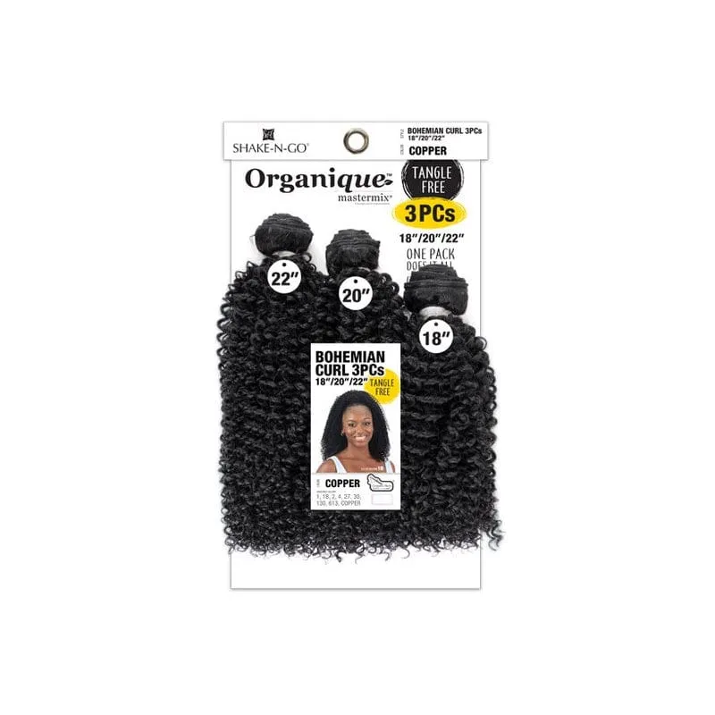 BOHEMIAN CURL 3PCS | Shake-N-Go Organique Mastermix Synthetic Weave