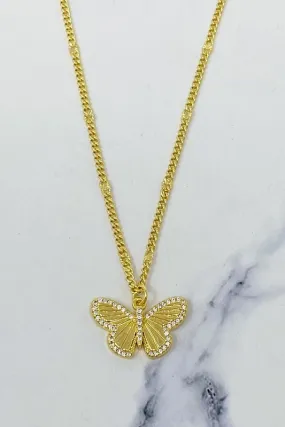 Butterfly Charm Necklace