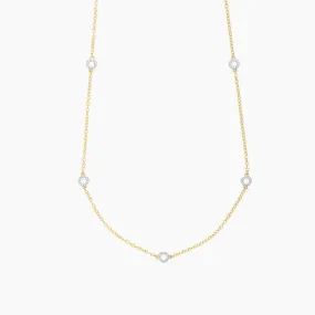 Circle Station Chain Necklace