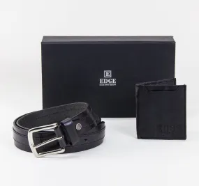 EDGE Accessory Set with Belt and Logo Wallet