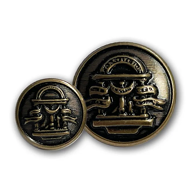 Georgia AGSU Buttons - Antique Bronze