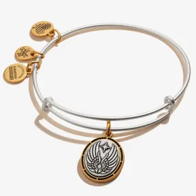 Guardian Angel Symbol Charm Bangle