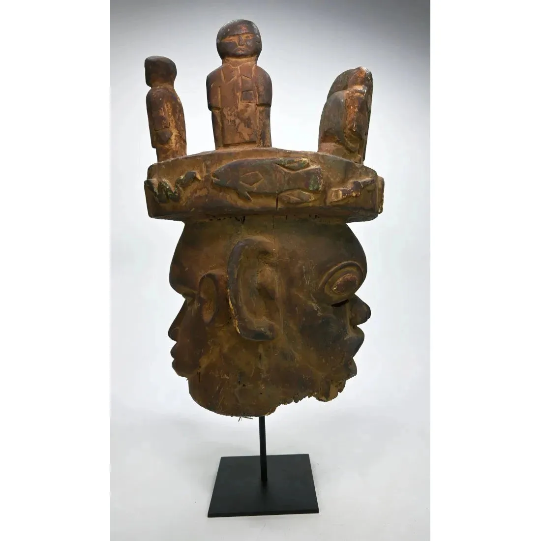 Ibibio Janus Helmut Mask, Nigeria PROVENANCE