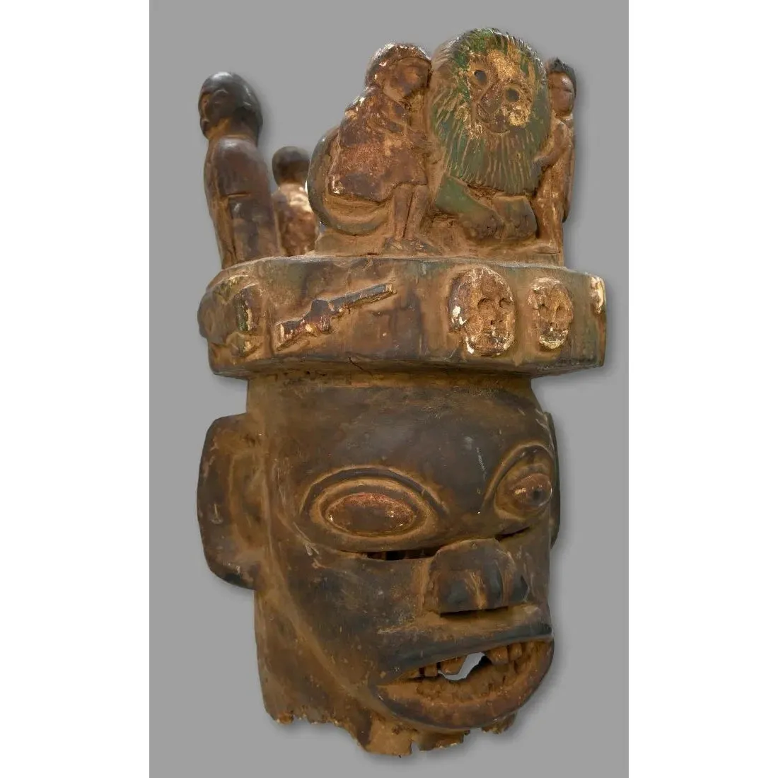 Ibibio Janus Helmut Mask, Nigeria PROVENANCE