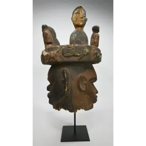 Ibibio Janus Helmut Mask, Nigeria PROVENANCE