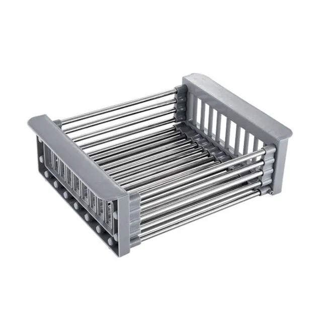 Kitchen Sink Expandable Stainless Steel Drain Rack