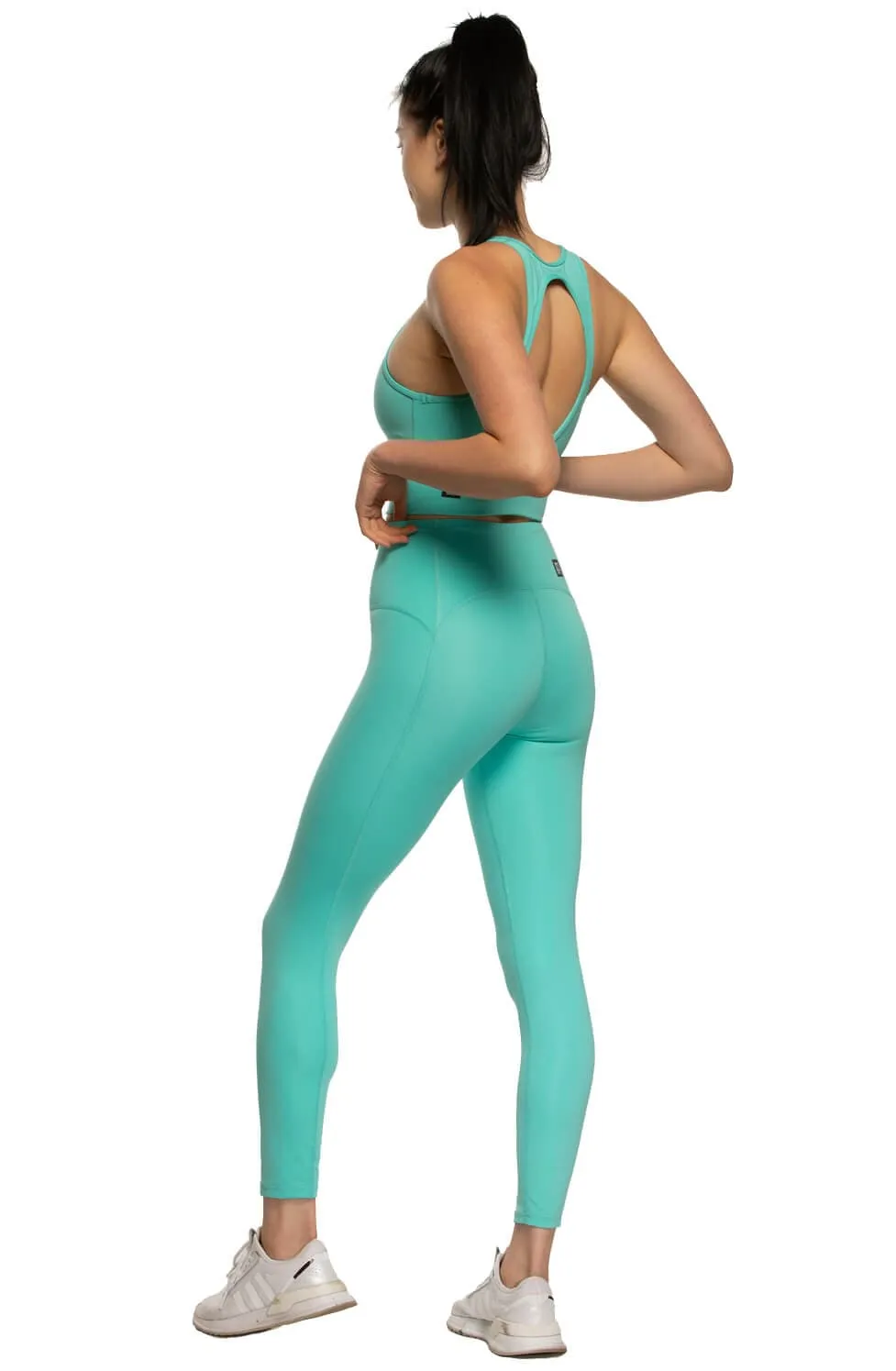 Maya 7/8 Leggings - Turquoise