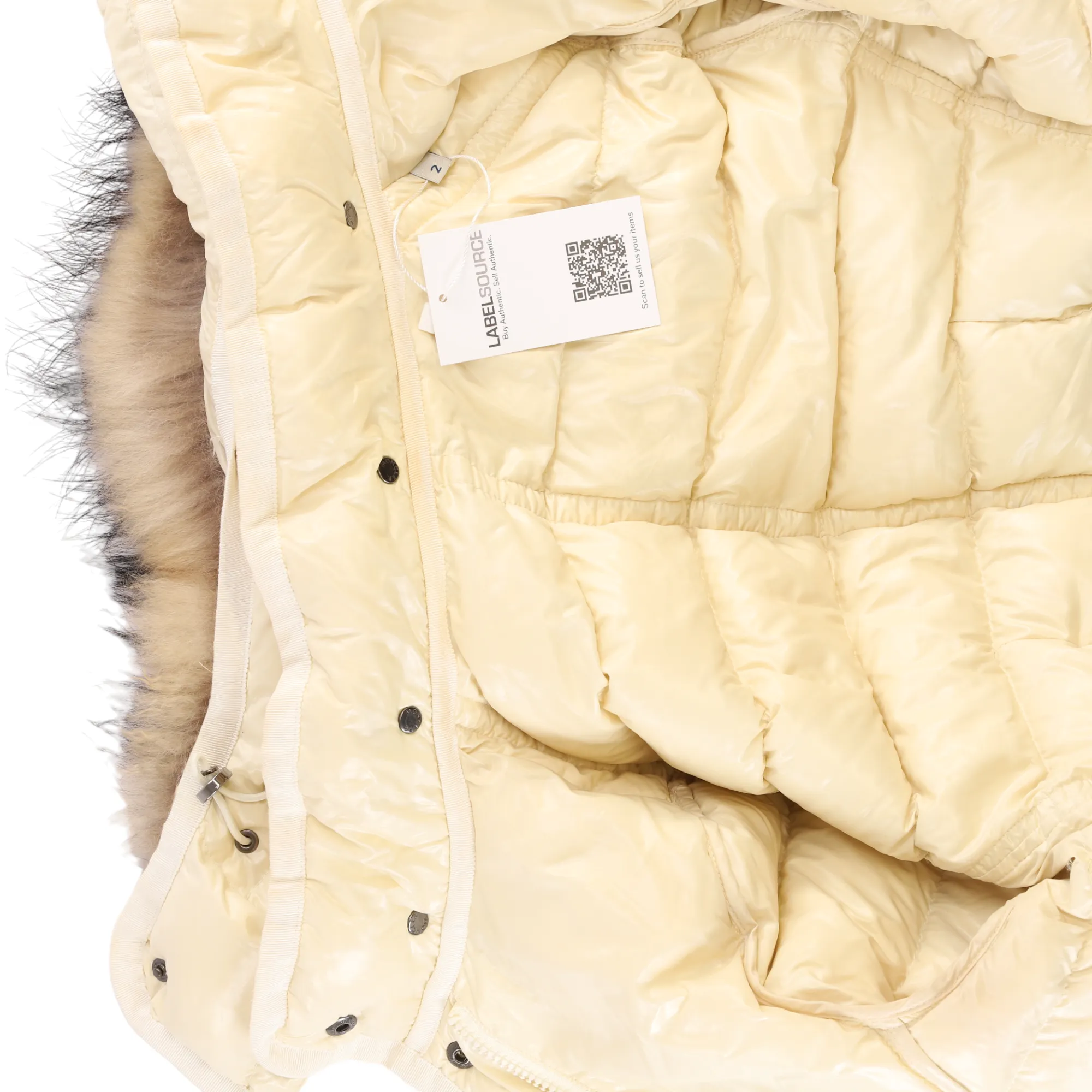 Men's Armoise Down Jacket Cream Size 2 / M