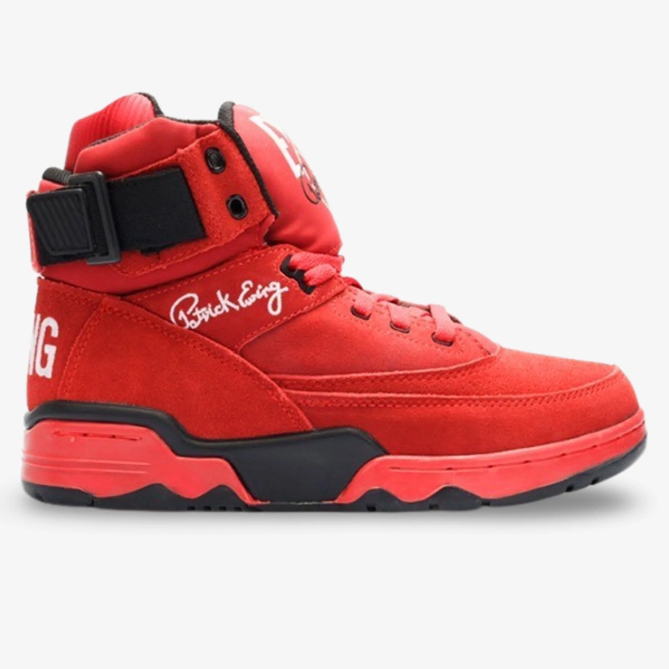 (Men's) Ewing Athletics 33 Hi OG Suede Red / Black 1EW90013-601