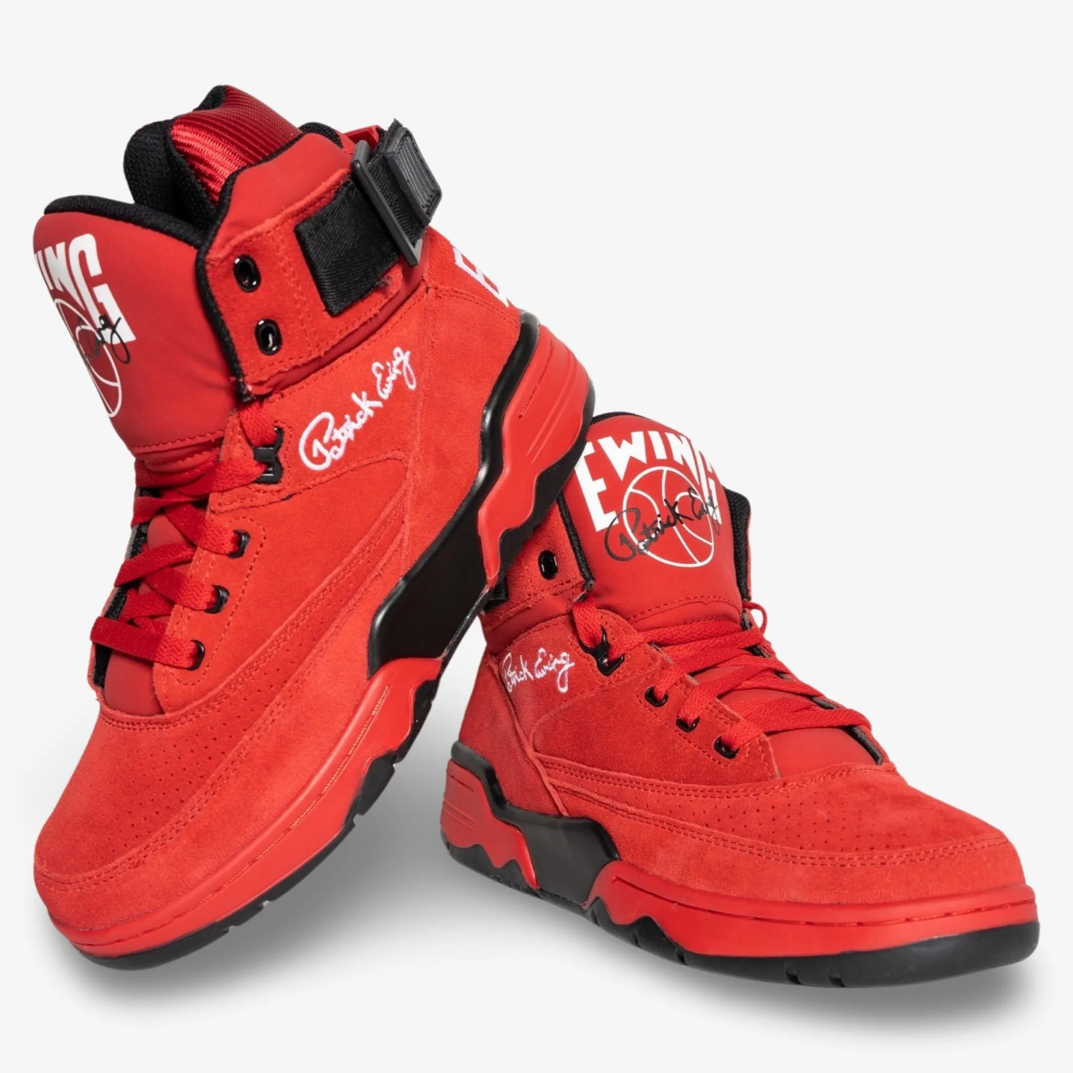 (Men's) Ewing Athletics 33 Hi OG Suede Red / Black 1EW90013-601