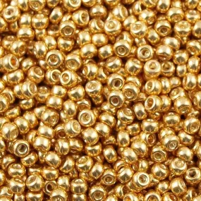 Miyuki Boncuk, MiyukiRoundBeads 8/0-1052 Galvanized Gold