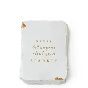 PAPER BARISTAS | Never let Anyone Steal your Sparkle Greeting Card