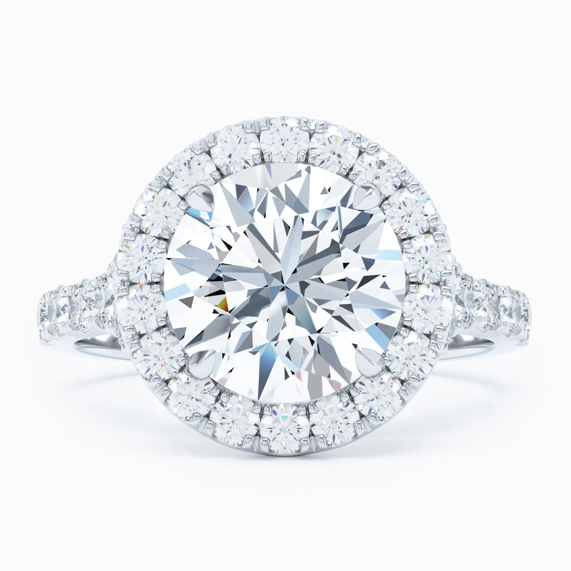 Ritz - Round Split Shank Engagement Ring