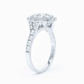 Ritz - Round Split Shank Engagement Ring