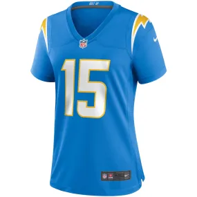 Women's Jalen Guyton Nike Chargers Powder Game Jersey - Light Blue