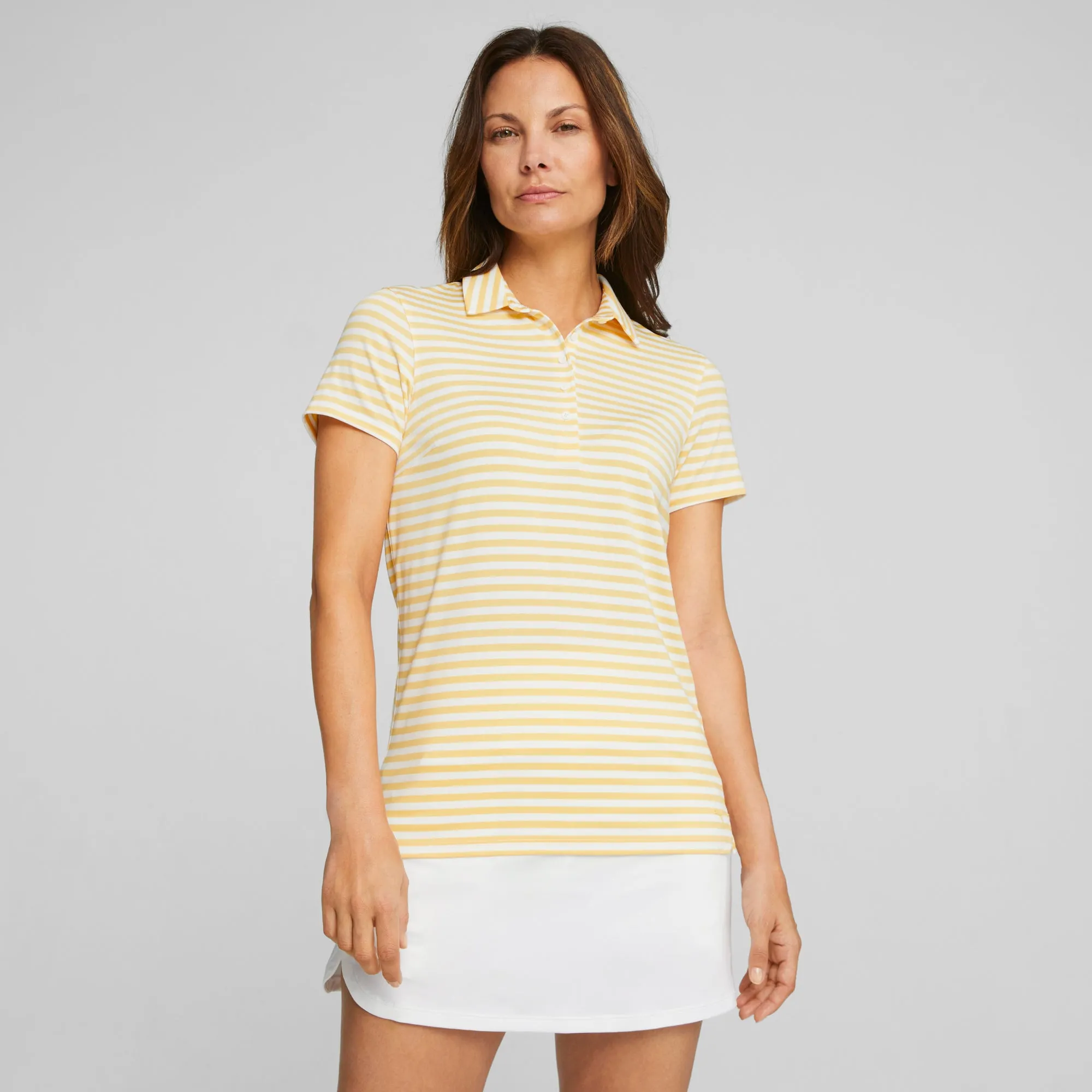 Women's MATTR Somer Stripe Golf Polo