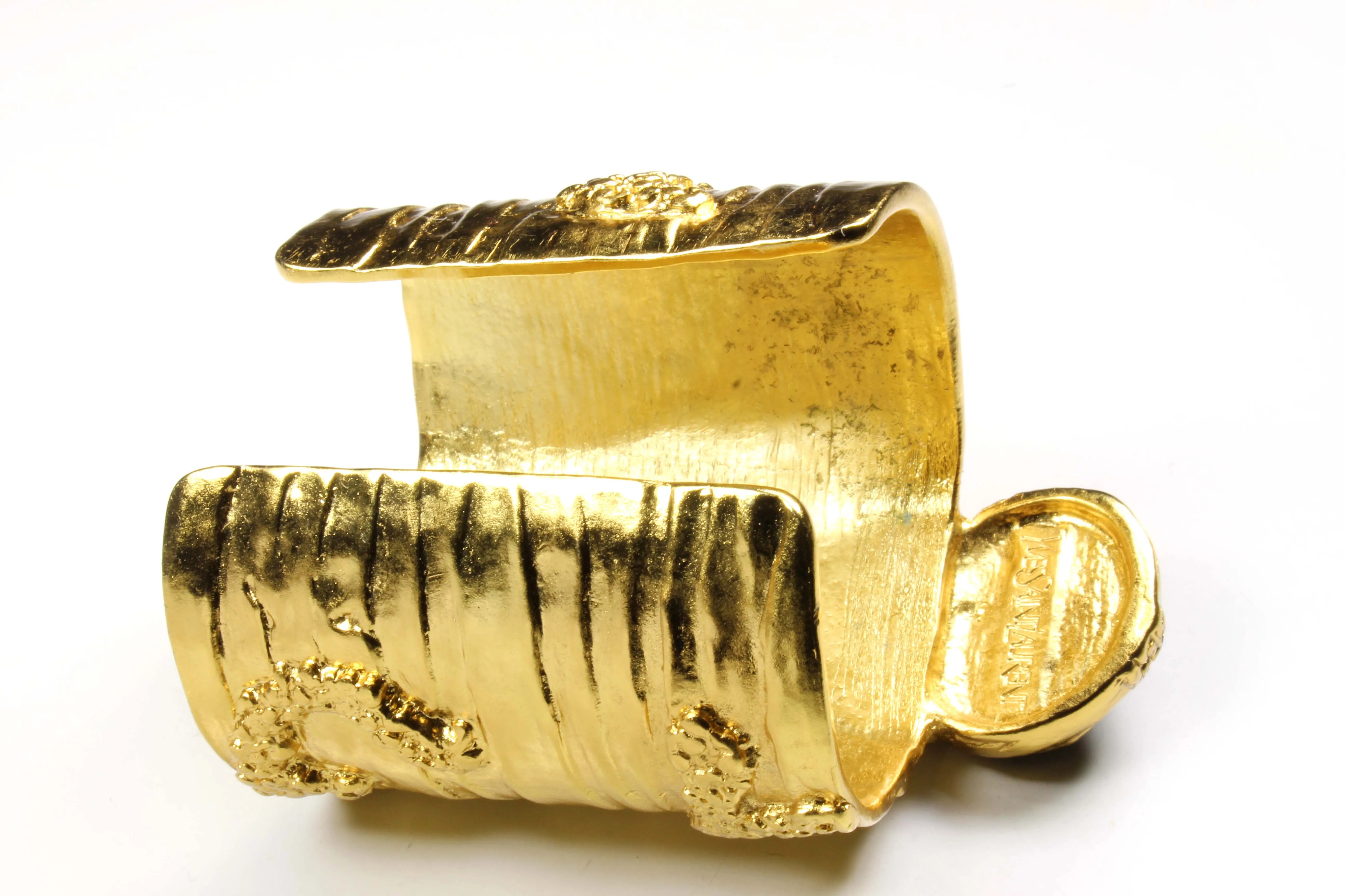 YVES SAINT LAURENT Rive Gauche Arty cuff bracelet